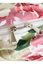King Size 6-piece Duvet Cover Set Rose Print With Green Leaves 220x240cm. - 4