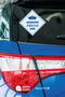 Sticker That Says, "Prince in Car," – Blue Color, 10X10 cm Car Window Warning Sticker - 4