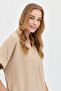 Women's Collar Stoned Maroken Shirt Mink - 8