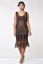 Molly Flapper Dress in Plum Plus Size - 5