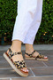 Yk 01 Straw Flat Bottom Sandals