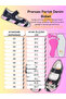 Princess Shiny Denim Girls' Ballerina Sneaker - 5