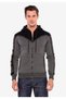 Cl381 Metal Drop Stone Hooded Winter Sweatshirt