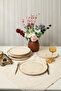 طقم أطباق تقديم Taupe Bloom Nordic، مكوّن من 6 قطع، قطر 28 سم - 22528 - 2