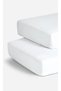 100% Cotton Baby Kids Fitted Sheet (2 PCS) 100x200 White - 4