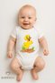 100% Cotton Cute Animal Figured Baby Bodysuit Unisex Snap Jumpsuit Summer Short Sleeve Bodysuit Duck