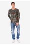 Cl466 Patterned O Neck Sweatshirt - 5