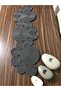 Anthracite Color Handmade Wicker Runner – 105X34 cm Table & Coffee Table Cover - 4