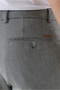 Men's Gray Polyviscon Trend Patterned Dynamic Fit Classic Trousers - 6