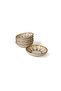 Worn Gold Ring Snack Bowl / Sauce Bowl 13 cm 6 Pieces 22967 - 6