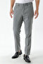 Men's Gray Polyviscon Trend Patterned Dynamic Fit Classic Trousers - 3