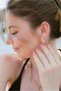 Women's Gold Color Vip Rectangular Model Stainless Steel Earrings – Tarnish-Free & Stylish Design - 2