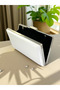Ecru Color Waterway Patterned Satin Women's Evening Dress Bag - 5