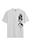 Men/Unisex White 100% Cotton Relaxed Fit Crew Neck Breathe Custom Printed T-Shirt