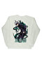 Lenithra Jujutsu Kaisen Gojo Anime Back Printed Unisex Oversize White Sweatshirt - 3