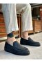 Black Lightweight Black High Sole Laceless Style Men's Shoes Tge230391 - 4