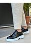 Black Patent Leather Laced Light High Sole Classic Casual Men's Shoes Tge230387 - 3