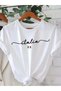 Unisex Oversize Printed Cotton Crew Neck Short Sleeve White T-Shirt Italy