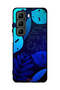 غطاء حماية لهاتف Infinix Hot 50 5G بنقشة أوراق الشجر