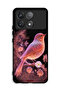 غطاء حماية لهاتف Xiaomi Redmi K70E 5G برسومات طيور لطيفة