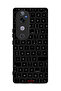 غطاء حماية لهاتف Vivo V40 5G بنمط مفاتيح لوحة المفاتيح العشوائية
