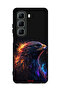 غطاء حماية لهاتف Infinix Hot 50 5G بنقشة فن النسر