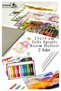 12 Colors Pensil Pastel Paint 25X35Cm Ring Binder Spralied Painting Notebook Pastel Dispensing Pen 15 Sheets Resi