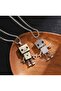Mechanical Robot Stainless Steel Chain Necklace Bronze