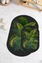 Digital Non-Slip Base Washable Floral Oval Bath Mat Set of 2 Toilet Seat Covers - 3
