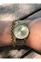 Gold and Silver Bicolor Sport Wicked Steel Cord Waterproof Women's Watch - 2