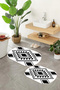 Digital Printed Non-Slip Base Washable Oval Bath Mat Set of 2 Toilet Seat Covers