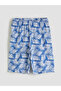 Shirt Collar Boys' Pajama Set with Shorts - 2