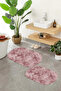 Digital Printed Non-Slip Base Washable Oval Bath Mat Set of 2 Toilet Seat Covers - 4