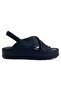 2585Genuine Leather Casual Women's Sandals-Black - 3