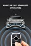 Mercedes-Benz Compatible A, B, C, E, S, g Series, Cla, Cle, Gls, Gla, Glb, Glc, Amg, Glossy Tpu Key Case Cover (Blue) - 7