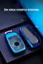 Mercedes-Benz Compatible A, B, C, E, S, g Series, Cla, Cle, Gls, Gla, Glb, Glc, Amg, Glossy Tpu Key Case Cover (Red) - 6