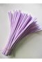 50 Pieces of Lilac Chenille, Feathered Wire Suitable for Flower Making, 30 cm 6 mm - 2