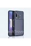 Honor 20 Lite Case Shock-Absorbing Carbon Fiber Pattern with Camera Protection Non-Fade Silicone Cover
