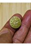 Thin Metallic Coated Tugra Plastic Flake 16mm. Estimated 150-160 Pieces Approx. Gold. - 2