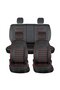 Chrysler Stratus Leather Auto Seat Cover Front Rear Set Dressing Model Black Red Original Model - 2