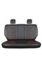 Ford Focus Sport Leather Auto Seat Cover Front Rear Set Dressing Model Black Red Original Model - 3