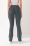 Women's Anthracite Brand Equivalent Combed Cotton Knitted Flexible Lycra Flared Leggings - 4