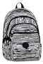 Luxury Patterned Medium Size Backpack with Monkey Keychain Gift - 2