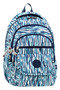 Luxury Patterned Medium Size Backpack with Monkey Keychain Gift - 2