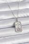 316L Stainless Steel Libra Pendant – Sparkling Design Bearing Elegance and Balance