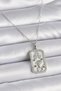 316L Stainless Steel Leo Pendant – Zodiac Sign Symbol with Sparkling Zircon Stone