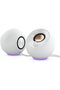 Pebble SE Minimalist 2.0 USB-C Powered PC Speakers with RGB Lighting, 3.5 mm AUX-in, Up to