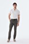 Green Comfort Fit Elastic Sports Pants - 3