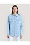 Relaxed Fit Pocket Detail Denim Shirt