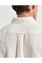 Regular Fit Garment-Dyed Linen Shirt - 4